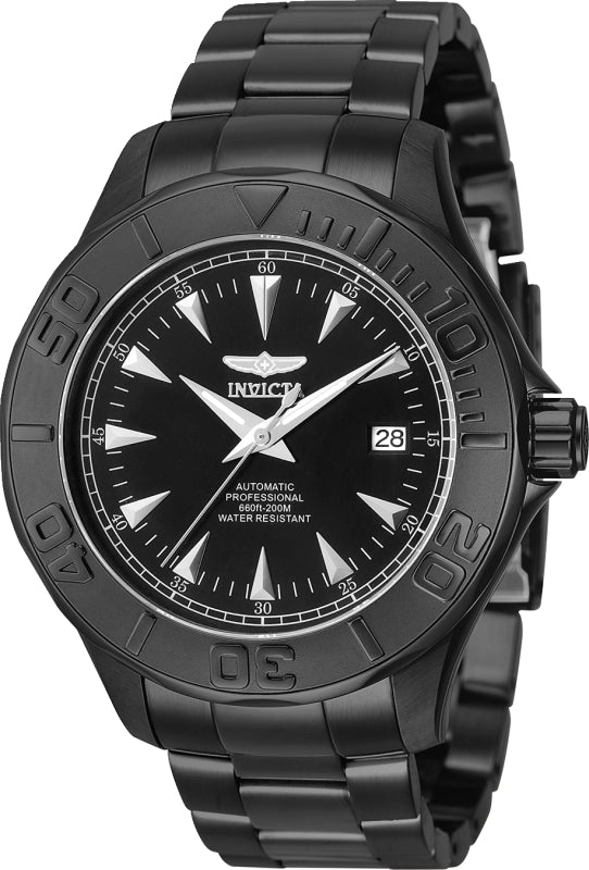 Invicta Men's 47mm Signature Automatic Black Bracelet Watch – ShopHQ