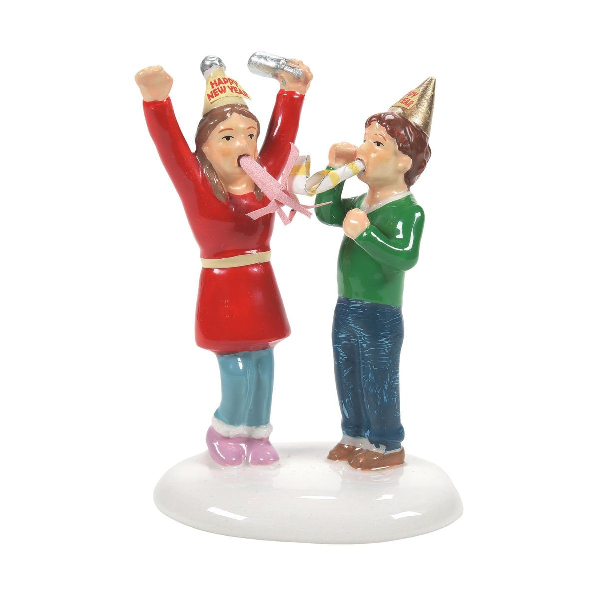 Department 56 Original Snow Village Accessories "We Made it Until Midnight" Figurine 2.83in