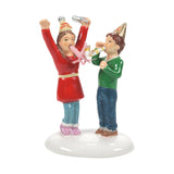 Department 56 Original Snow Village Accessories "We Made it Until Midnight" Figurine 2.83in