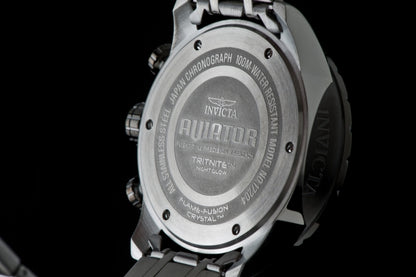 Invicta Men's 48mm Aviator Quartz Chronograph Tactical Dial Bracelet Watch