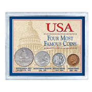 Four Most Famous American Coin Collection with Display Case