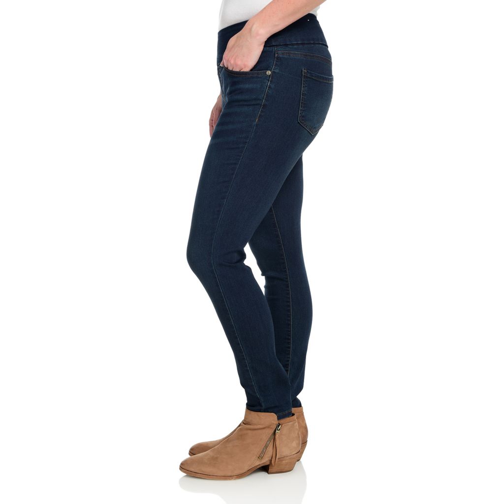 Christopher & Banks Wide Waistband Pull-on Jean Leggings