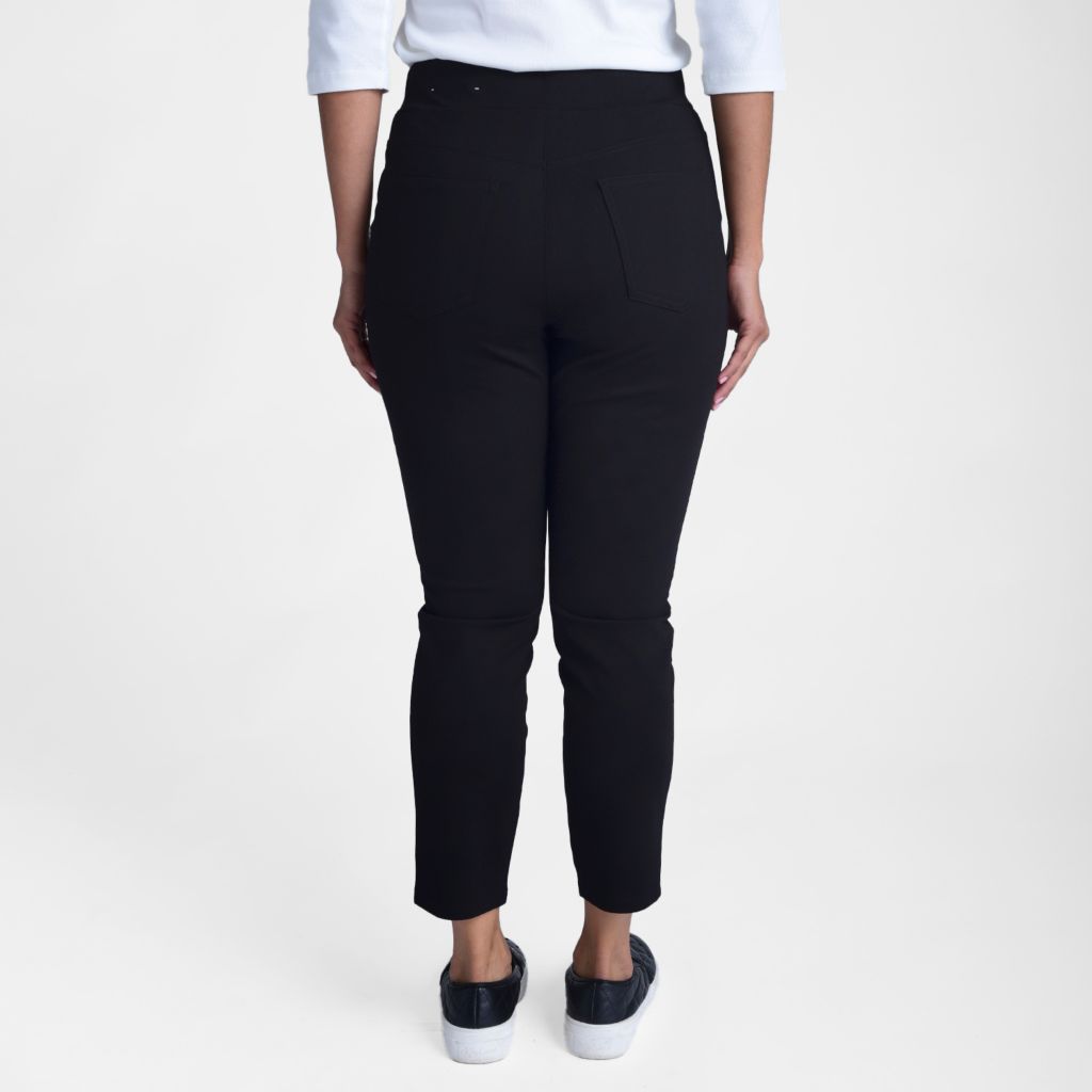 Christopher & Banks Signature Slimming Pull On Ponte Pant
