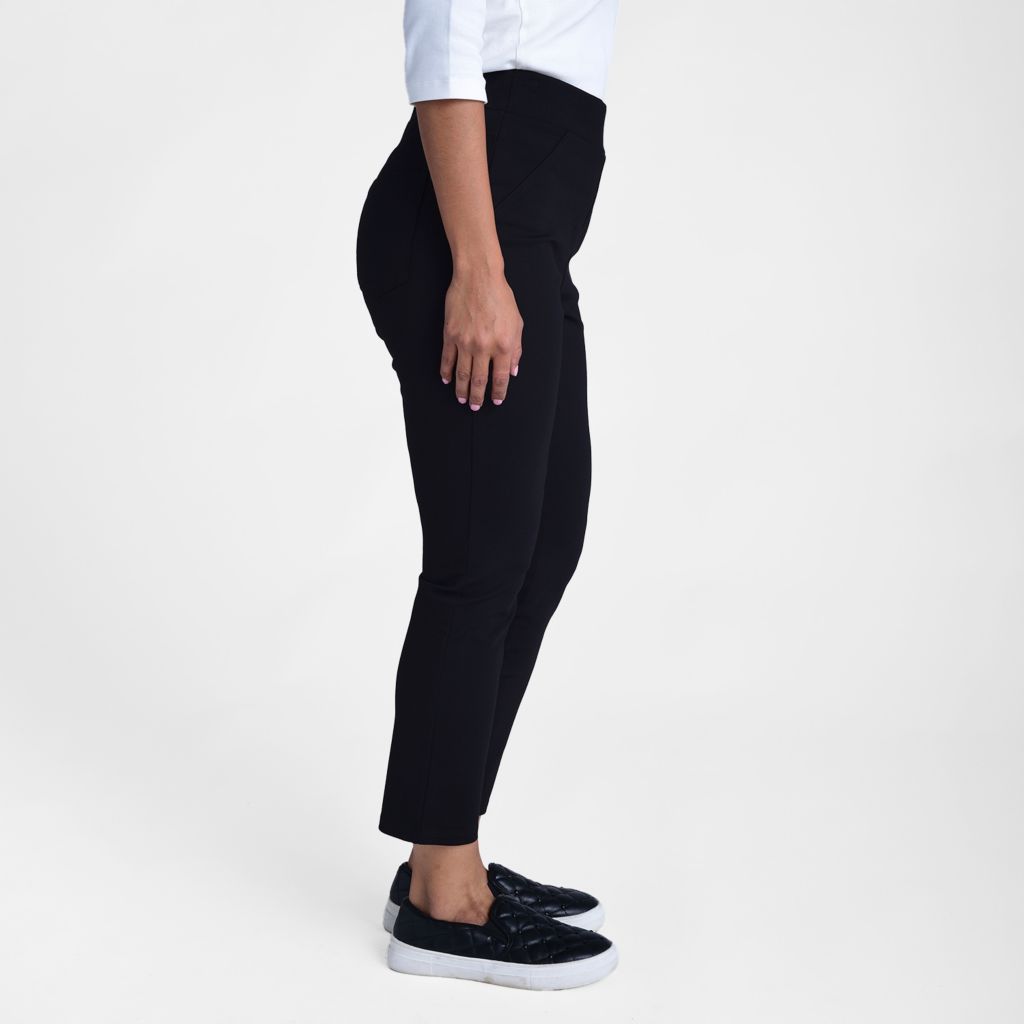 Christopher & Banks Signature Slimming Pull On Ponte Pant