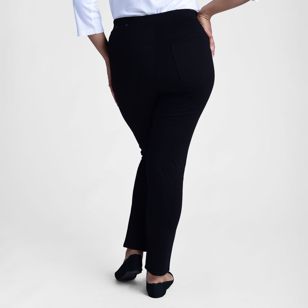 Christopher & Banks Signature Slimming Pull On Ponte Pant
