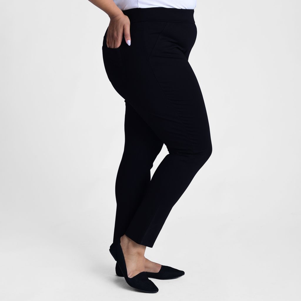 Christopher & Banks Signature Slimming Pull On Ponte Pant