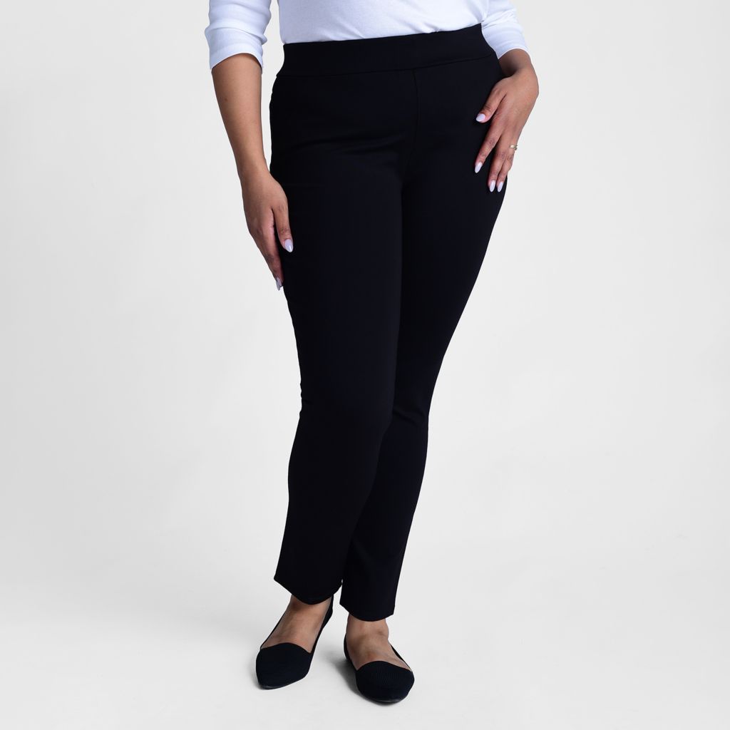 Christopher & Banks Signature Slimming Pull On Ponte Pant