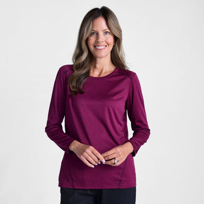 Christopher & Banks Relaxed Restyled Seam Detail Long Sleeve Tee