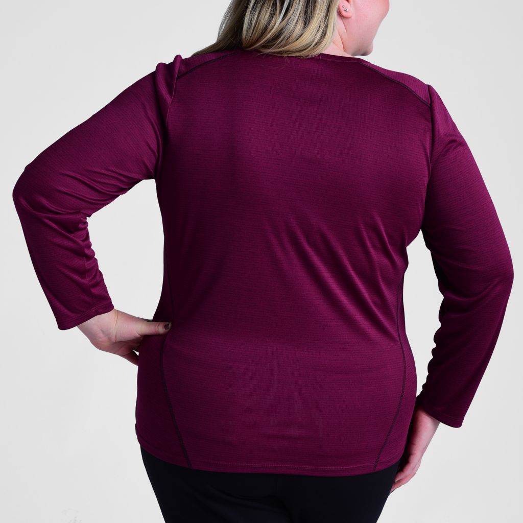 Christopher & Banks Relaxed Restyled Seam Detail Long Sleeve Tee