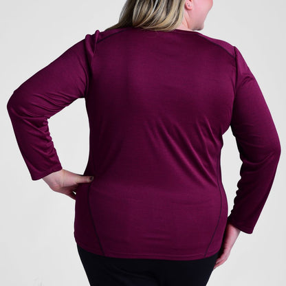 Christopher & Banks Relaxed Restyled Seam Detail Long Sleeve Tee