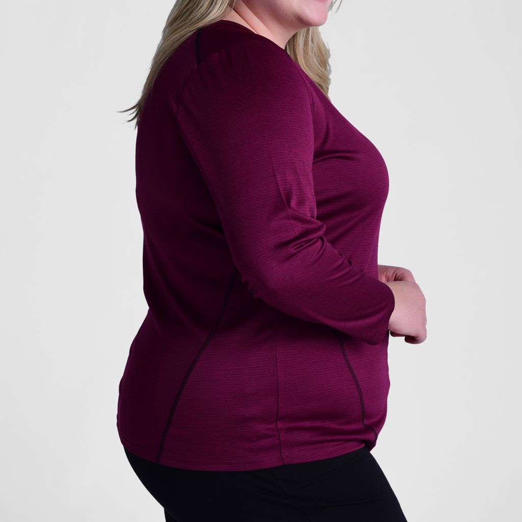 Christopher & Banks Relaxed Restyled Seam Detail Long Sleeve Tee