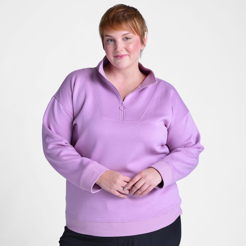 Christopher & Banks Relaxed Restyled Half Zip Top