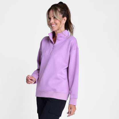 Christopher & Banks Relaxed Restyled Half Zip Top