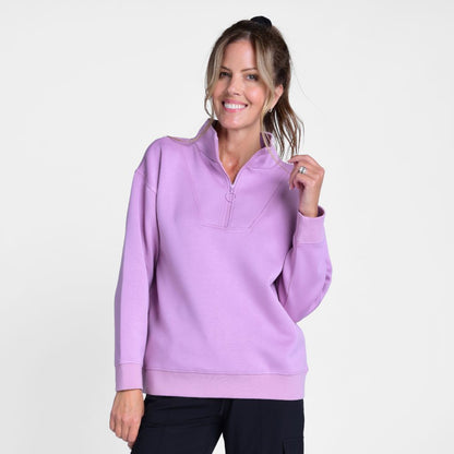 Christopher & Banks Relaxed Restyled Half Zip Top