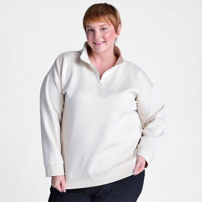 Christopher & Banks Relaxed Restyled Half Zip Top