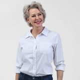 Christopher & Banks Women's Button Front Boyfriend Shirt