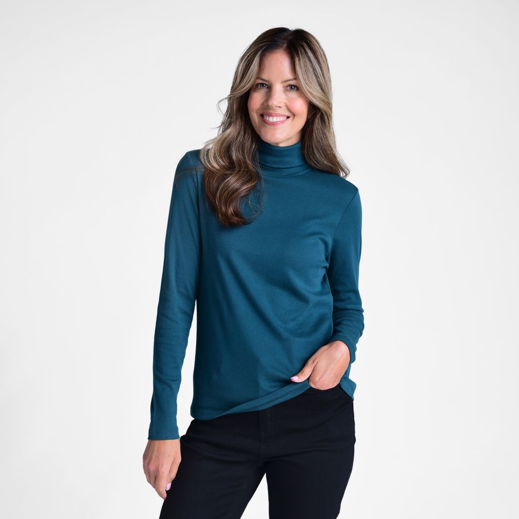 Christopher & Banks Long Sleeve Turtleneck Perfect Tee