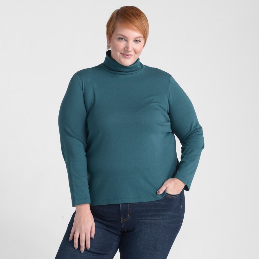 Christopher & Banks Long Sleeve Turtleneck Perfect Tee