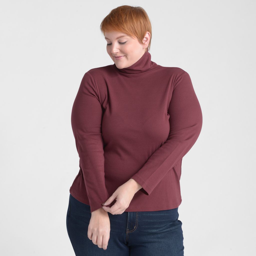 Christopher & Banks Long Sleeve Turtleneck Perfect Tee