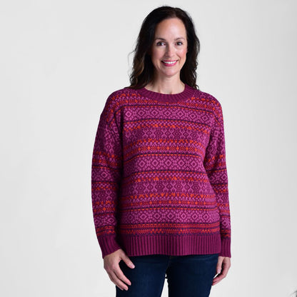 Christopher & Banks Fair Isle Crewneck Sweater