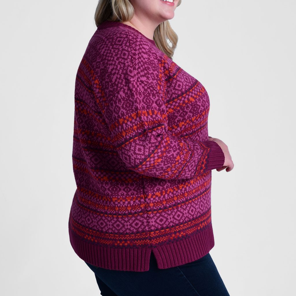 Christopher & Banks Fair Isle Crewneck Sweater