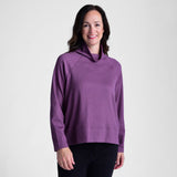 Christopher & Banks Relaxed Restyled Ribbed Turtleneck Top