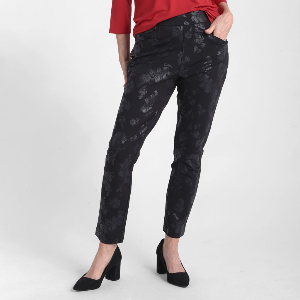 Christopher & Banks Foil Printed Pant