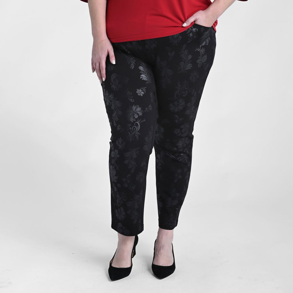 Christopher & Banks Foil Printed Pant