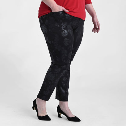 Christopher & Banks Foil Printed Pant