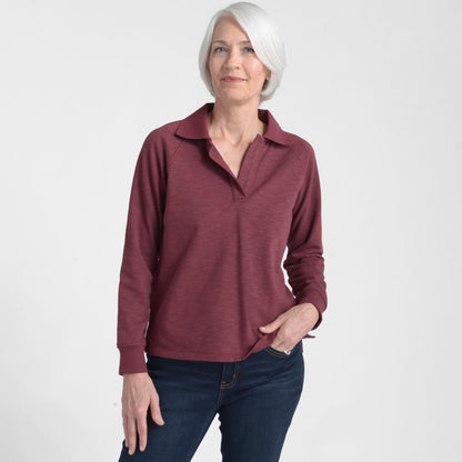 Christopher & Banks Long Sleeve Collared Top