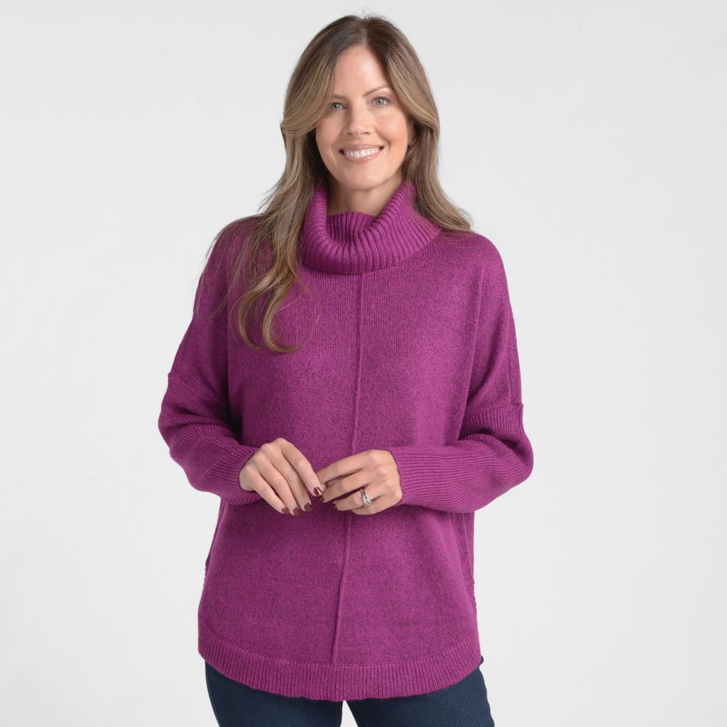 Christopher & Banks Cowl Neck Dolman Sleeve Sweater