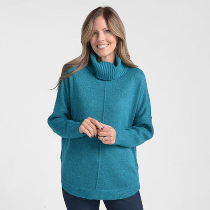 Christopher & Banks Cowl Neck Dolman Sleeve Sweater