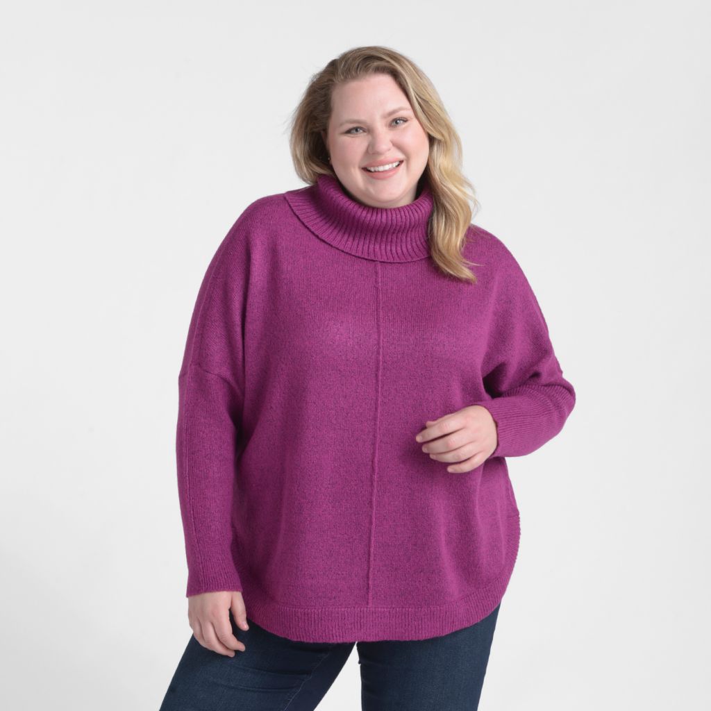 Christopher & Banks Cowl Neck Dolman Sleeve Sweater