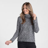 Christopher & Banks Marled Yarn Turtleneck Sweater