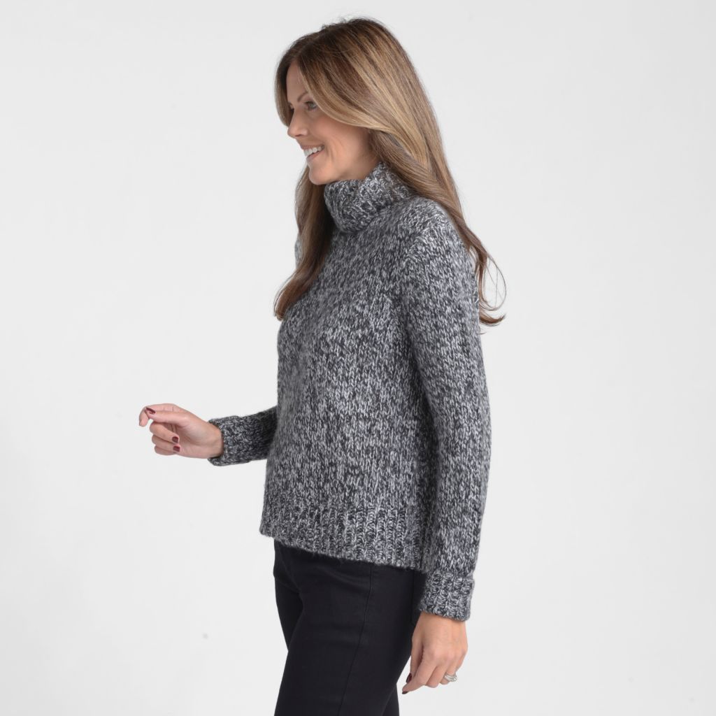 Christopher & Banks Marled Yarn Turtleneck Sweater