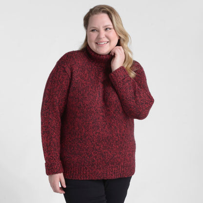 Christopher & Banks Marled Yarn Turtleneck Sweater