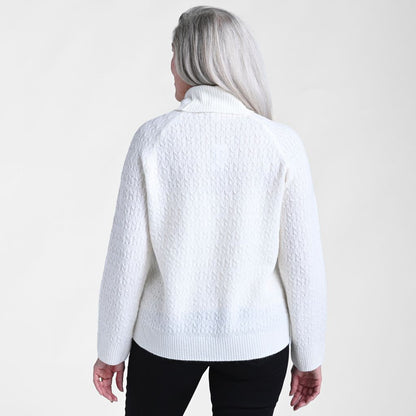 Christopher & Banks Cable Stitch Turtleneck Sweater