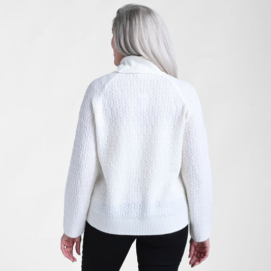 Christopher & Banks Cable Stitch Turtleneck Sweater