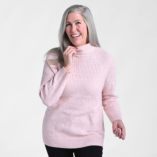 Christopher & Banks Cable Stitch Turtleneck Sweater