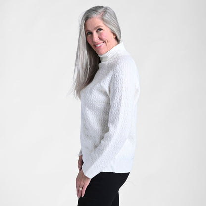 Christopher & Banks Cable Stitch Turtleneck Sweater