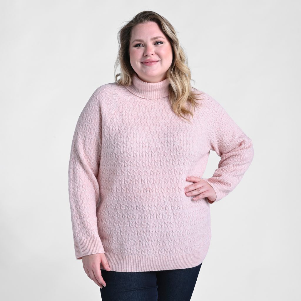 Christopher & Banks Cable Stitch Turtleneck Sweater