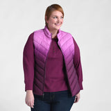 Christopher & Banks Dip Dye Zip Front Vest