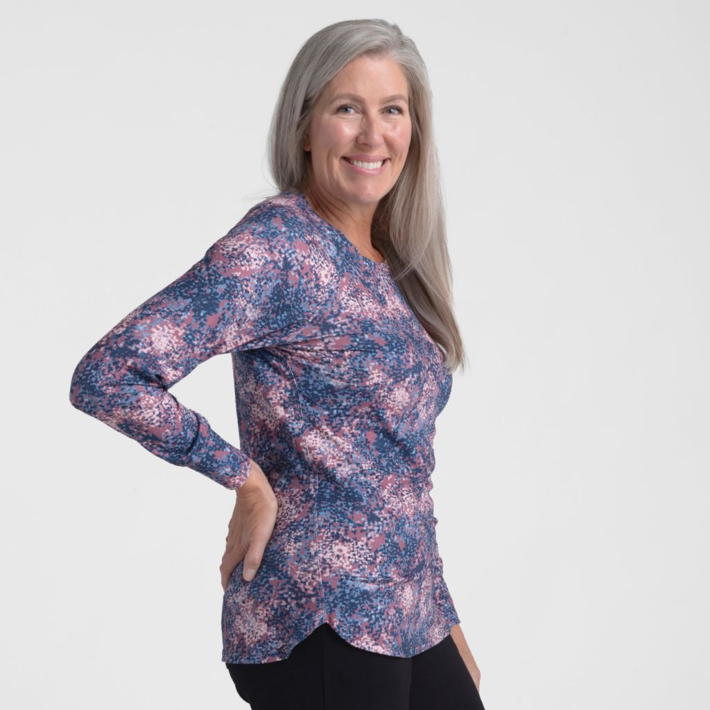 Christopher & Banks Relaxed Restyled Printed Raglan Sleeve Tee