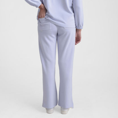 Christopher & Banks Relaxed Restyled Brushed Wide Leg Pull On Pant