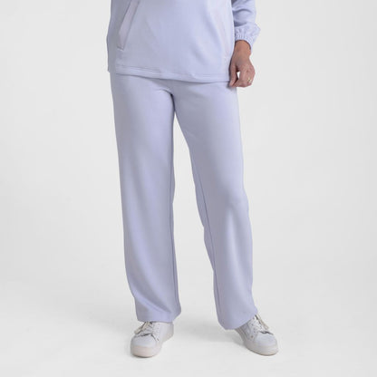 Christopher & Banks Relaxed Restyled Brushed Wide Leg Pull On Pant