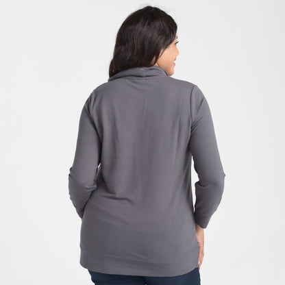 Christopher & Banks Shawl Collar Long Sleeve Tunic