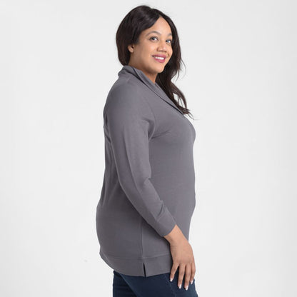 Christopher & Banks Shawl Collar Long Sleeve Tunic