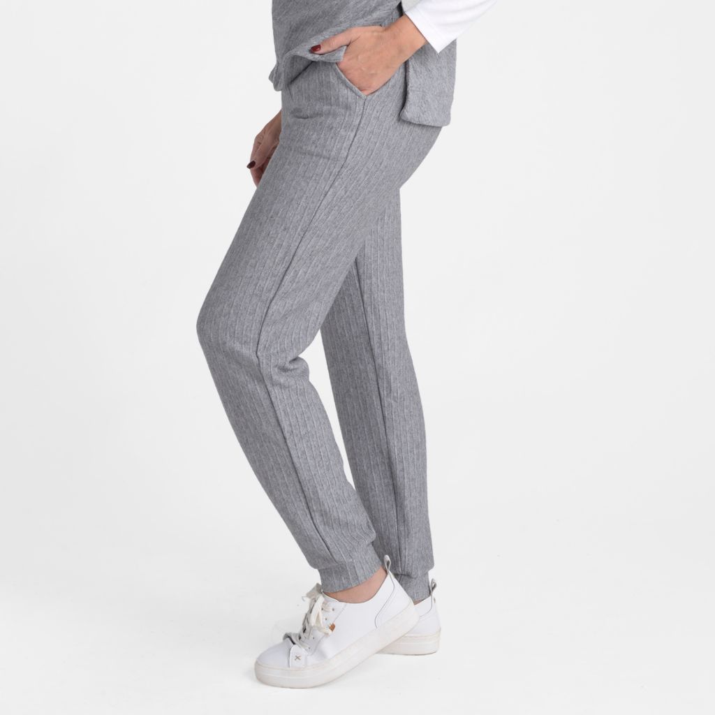 Christopher & Banks Relaxed Restyled Rib Knit Jogger Pant