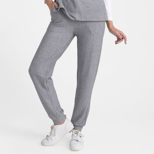 Christopher & Banks Relaxed Restyled Rib Knit Jogger Pant