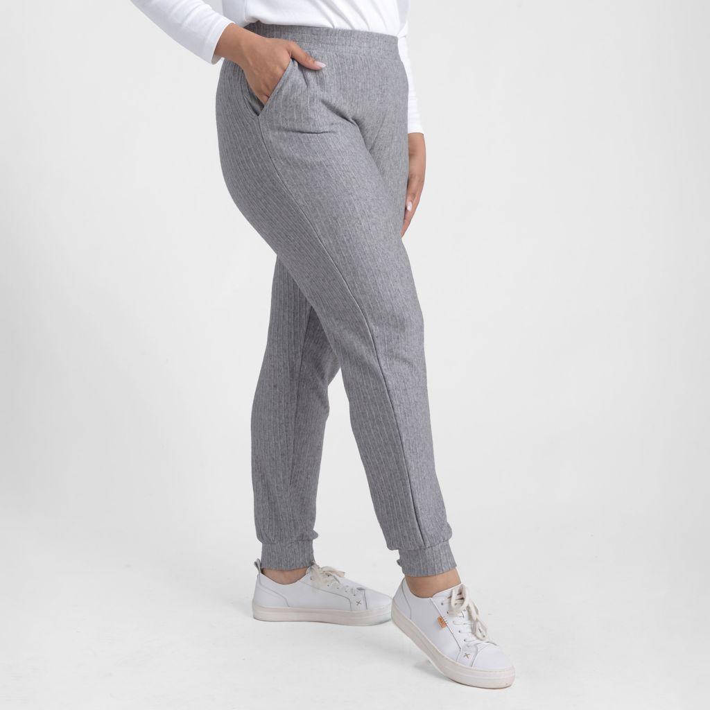 Christopher & Banks Relaxed Restyled Rib Knit Jogger Pant